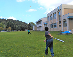 キャッチボール、バッティング